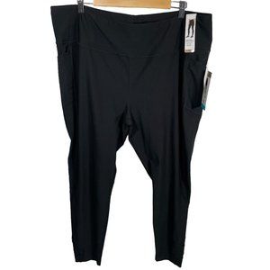 Mondetta High Waist Active Leggings Womens 2X Performance Luxury Black New NWT